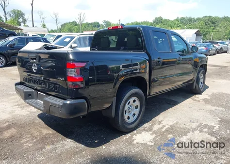 2024 Nissan Frontier S 4X4 z USA, uszkodzony, nr VIN 1N6ED1EK1RN627605